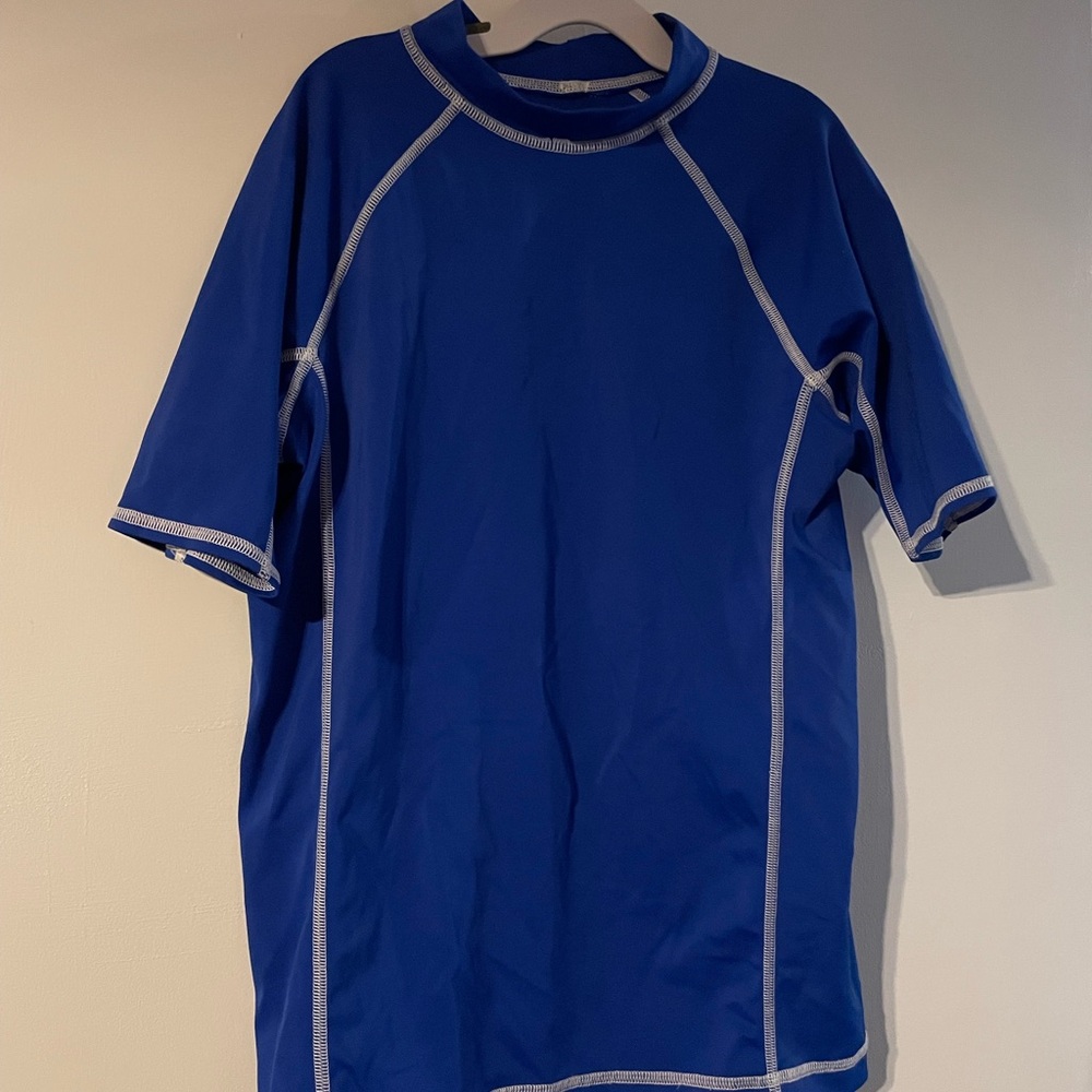 Boys LandsEnd rashguard, sz 10/12